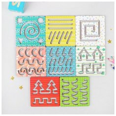 Линейки- трафареты «Весёлая полянка Woodland