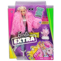 Кукла Барби «Экстра», в розовой шубке Mattel