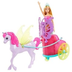 Игровой набор «Сказочный экипаж с единорогом Mattel