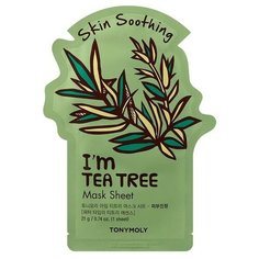 Тканевая маска успокаивающая Tony Moly Im Tea Tree Mask с экстрактом чайного дерева, 21мл