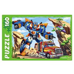 Пазл «Трансформер- грузовик», 160 элементов Рыжий кот