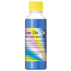 Laser Lites Шампунь для собак, ланолиновый, для светлой шерсти (концентрат 1:20) Laser Lites Lanolin Blue, 100мл