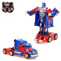 Робот радиоуправляемый «Автобот», трансформируется, с аккумулятором, заряд от USB Jia Qi