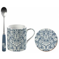 Набор чайный 3 предмета (кружка 0.35 л ложка, сервировочная подставка) Kitchen Craft