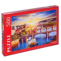 Пазлы «Чехия. Рассвет под Прагой», 500 элементов Рыжий кот