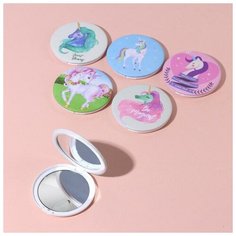 Зеркало складное «Единорог», рисунок микс Queen Fair