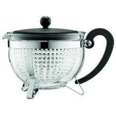 Чайник заварочный с фильтром Chambord 1.3 л. чёрный Bodum