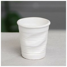 Горшок для цветов "Мятый стаканчик", керамика, 7 см