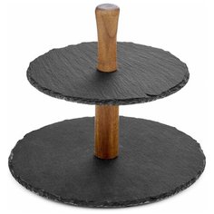 Этажерка двухъярусная SLATE, 25см Walmer