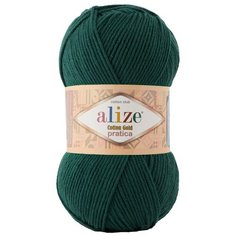 Пряжа ALIZE Cotton Gold Pratica 100гр, 220м (55%хлопок, 45%акрил) (426 петроль), 5 мотков