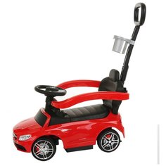 Каталка с ручкой Mercedes Benz c63 red Ningbo Prince Toys