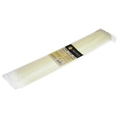 Хомут- стяжка 500х5.0 пластик белый (100шт Эврика ER-05500