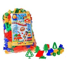 Конструктор «Строитель», 350 деталей Полесье