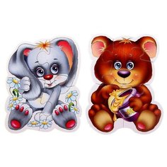 Магнитный пазл «Лесные жители Vladi Toys