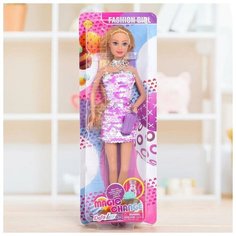 Кукла- модель «Мери» в платье, с сумочкой, микс Defa