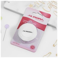 Сантиметровая лента- рулетка, 150 см, цвет белый Aurora