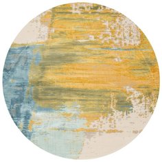 Современный яркий ковер Flower OF2539- O125 круг (200*200 см) Osta Carpet