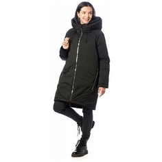 Зимняя куртка женская EVACANA 21701 размер 50, черный