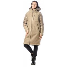 Зимняя куртка женская EVACANA 21906 размер 46, коричневый