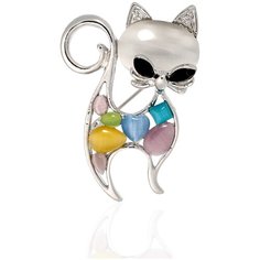 LIGHT NIGHT Брошь Кошка в подарочной коробке 221090156