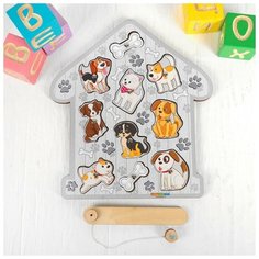 Магнитная рыбалка для детей «Собаки Woodland