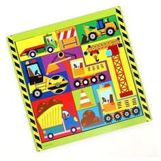 Головоломка. Тетрис для малышей «Строительная техника Лесная мастерская