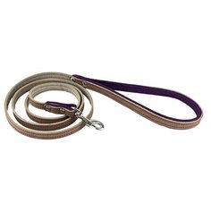 Поводок Suomi Line для собак, бежевый/фиолетовый, 10 мм/120 cм Zo Oexpress