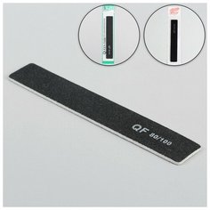 Пилка- наждак, абразивность 80/100, 18 см, цвет чёрный Queen Fair