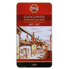 Художественный набор Koh-I-Noor 8890, GIOCONDA, 10 предметов в металлическом пенале