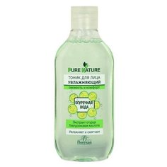 Тоник Floresan Pure Natural "Увлажняющий. Огуречная вода", свежесть и комфорт, 300 мл