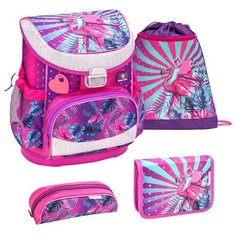 Ранец Belmil Mini Fit Tropical Flamingo с наполнением