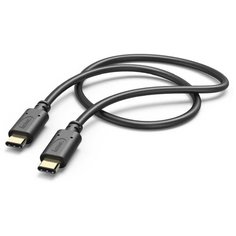 Кабель Hama 00183333 USB Type-C m-USB Type-C m 0.2м черный