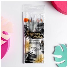 Набор кистей для маникюра Tropical mood, 15 штук Beauty Fox
