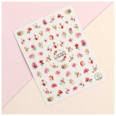 Наклейки для ногтей «Розы Queen Fair