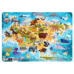 Пазл в рамке «Евразия», 53 элемента Dodo