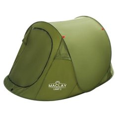 Палатка туристическая LIGHT 2, размер 215 х 120 х 95 см, однослойная Maclay