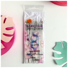 Набор кистей для маникюра "Блистай этой весной!", 15 штук Beauty Fox