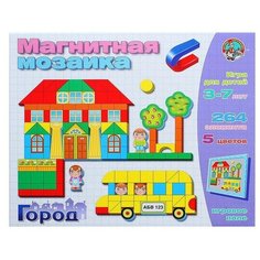 Магнитная мозаика «Город», 264 элемента Десятое королевство
