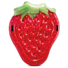 Плот для плавания «Клубника», 160 х 132 см, 58781EU INTEX