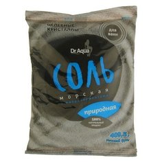 Соль морская природная, 409,5 г Dr. Aqua
