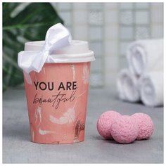 Бомбочка для ванн в картонном стакане You are beautifyl Beauty Fox