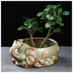 Кашпо керамическое "Слон" 16*22*10см Take It Easy