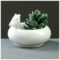 Кашпо керамическое "Лошадка" 11*7см Take It Easy