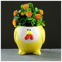 Кашпо керамическое "Цыпленок" 11*10см Take It Easy