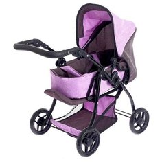 Коляска для кукол, универсальная, с корзиной, с переноской, ручка регулируется Melobo / Melogo