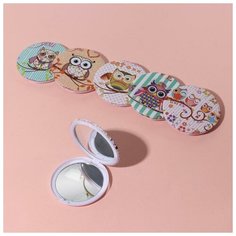 Зеркало складное «Совы», рисунок микс Queen Fair