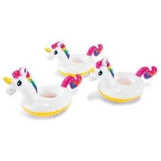 Набор держателей для напитков плавающий «Единорог», 38 х 20 см, от 2 лет, 3 шт 57506NP INTEX