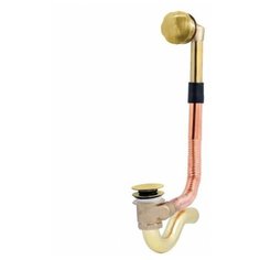 Слив- перелив для ванны Kaiser автомат 560 мм "золото" (8004GOLD)