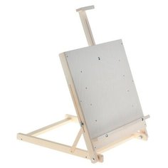 Мольберт настольный «Студийный», 650 x 450 x 560 мм, с планшетом, 450 x 480 мм (возможность разместить холст 60 x 80 см), с передвижной мачтой Calligrata