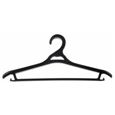 Вешалка- плечики для верхней одежды, размер 48-50, цвет чёрный Полимербыт